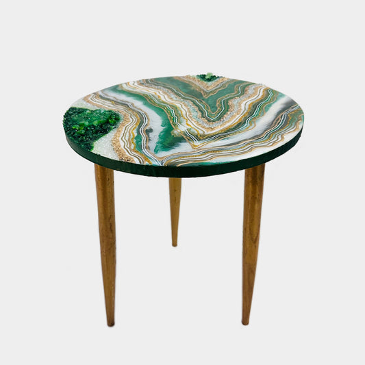 Green Geode Coffee Table