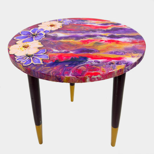 Purple Flower Coffee Table