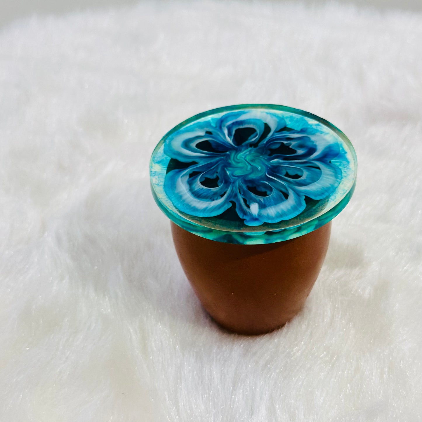 Blue Floral Coaster