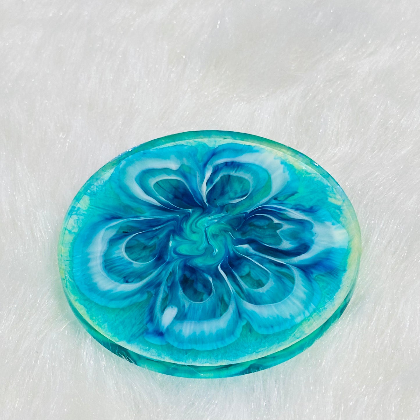 Blue Floral Coaster