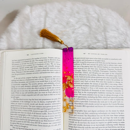 Pink Bookmarks | Big | Set of 2