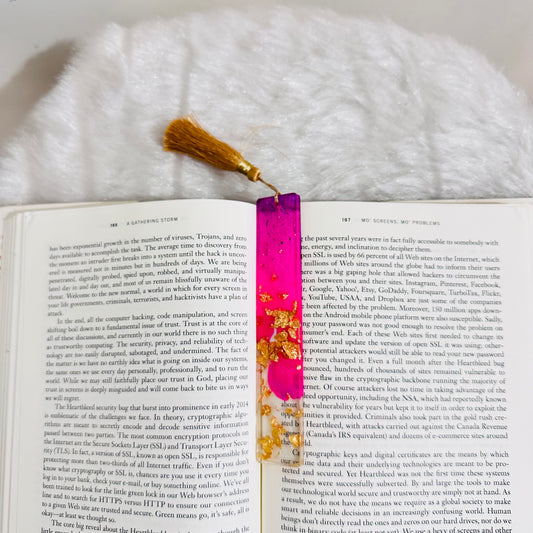 Pink Bookmarks | Big | Set of 2