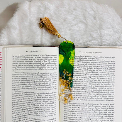 Green Bookmarks | Big | Set of 2