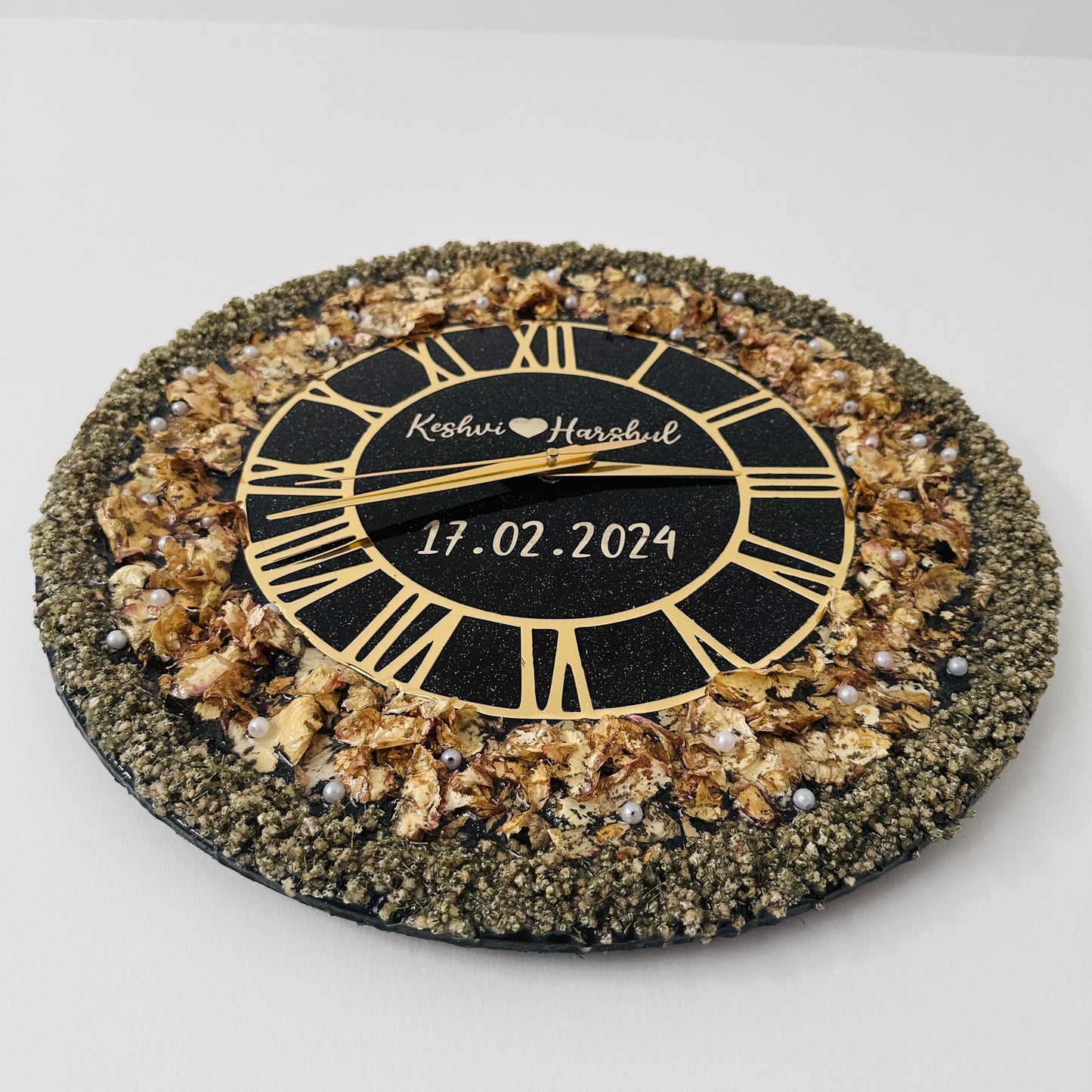 Special Varmala Clock I Flower Preservation