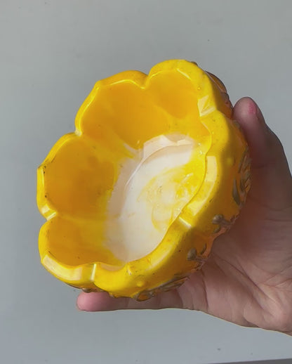 Handmade Resin Thali for Haldi Ceremony 8.5"- with Bowl